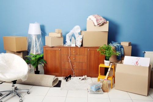 Professional bulky item pick-up for wardrobes and beds in a Southall property