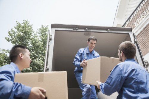 Man and van helping with a Southall residential move
