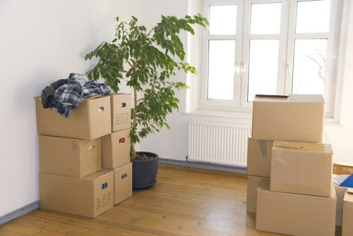 Packing boxes and furniture for a Southall house removal service