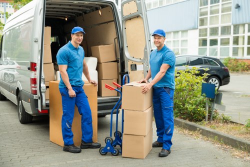 Southall residential street access for a van move