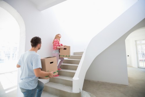 Southall removals team preparing for a local home or business move