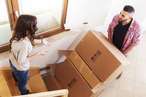 Packing and furniture protection for a Southall house move