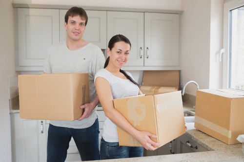 Local moving van for furniture collection in Southall